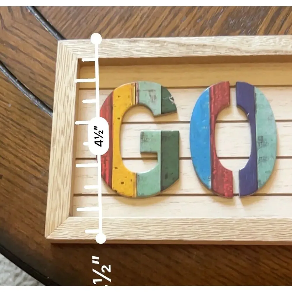 Target “Go Hike ” Wood Wall Sign New
